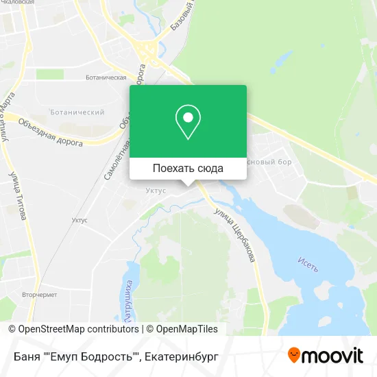 Карта Баня ""Емуп Бодрость""