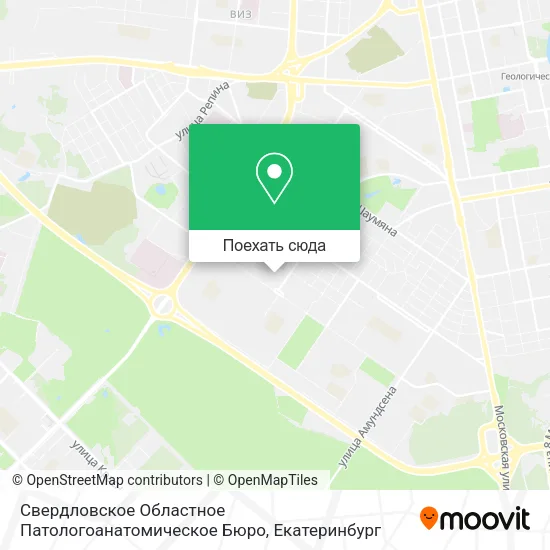 Карта Свердловское Областное Патологоанатомическое Бюро