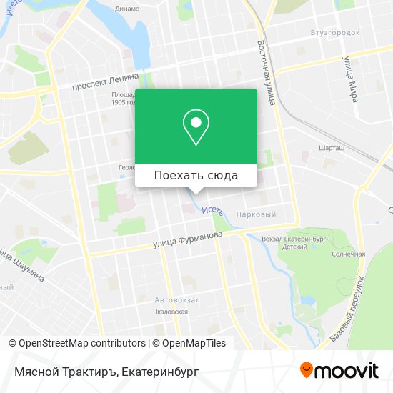 Карта Мясной Трактиръ