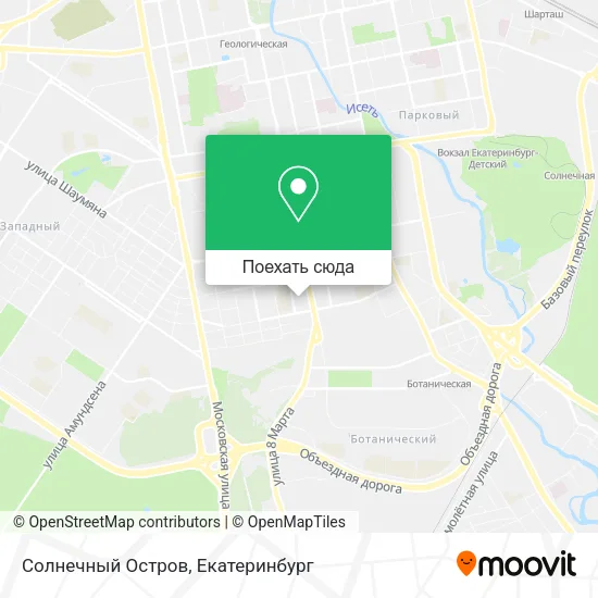 Карта Солнечный Остров