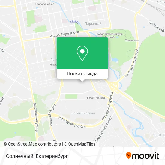 Карта Солнечный