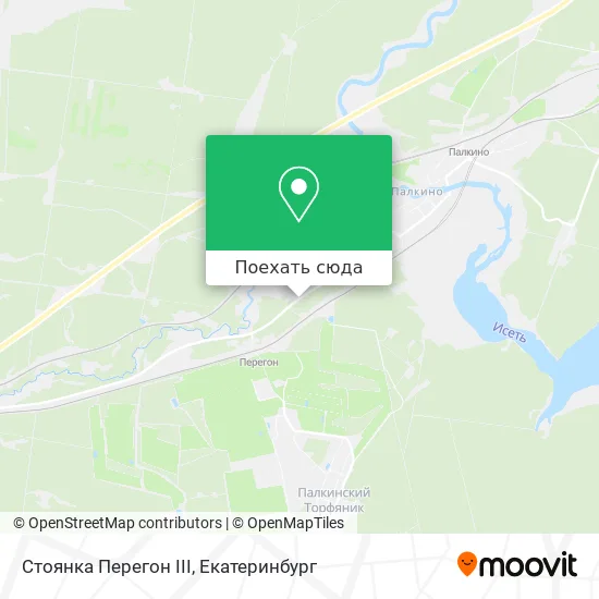 Карта Стоянка Перегон III