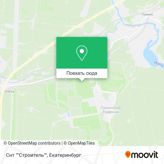 Карта Снт ""Строитель""