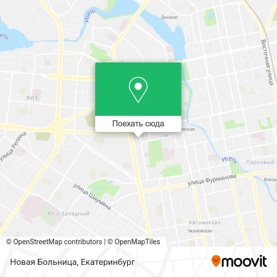 Карта Новая Больница