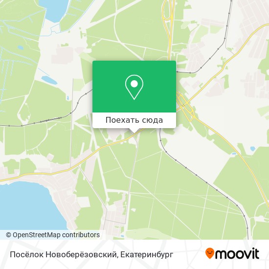 Карта Посёлок Новоберёзовский
