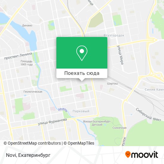 Карта Novi