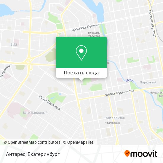 Карта Антарес