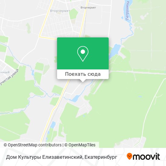 Карта Дом Культуры Елизаветинский