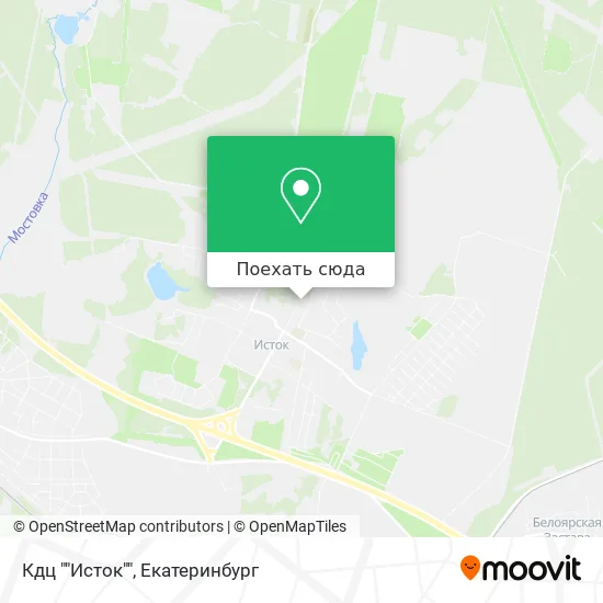 Карта Кдц ""Исток""