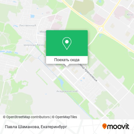 Карта Павла Шаманова