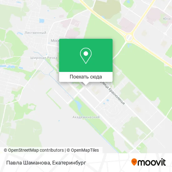 Карта Павла Шаманова