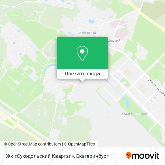 Карта Жк «Суходольский Квартал»