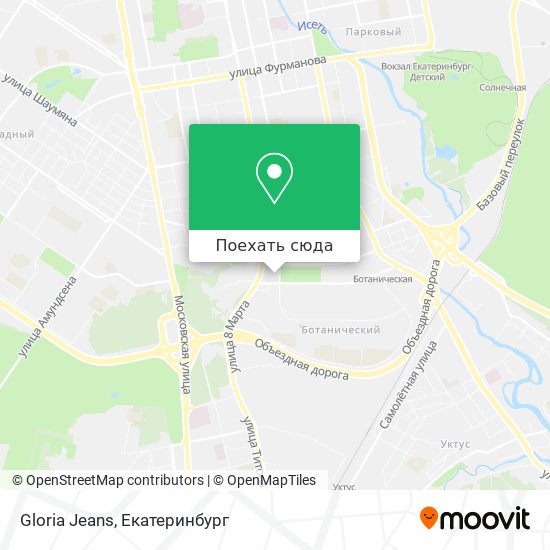 Карта Gloria Jeans