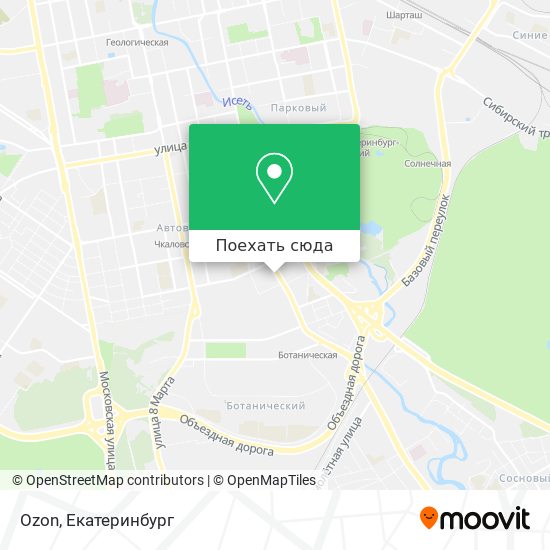 Карта Ozon