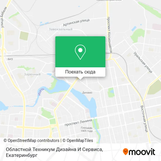 Карта Областной Техникум Дизайна И Сервиса