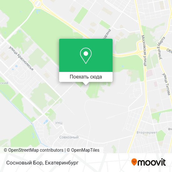 Карта Сосновый Бор