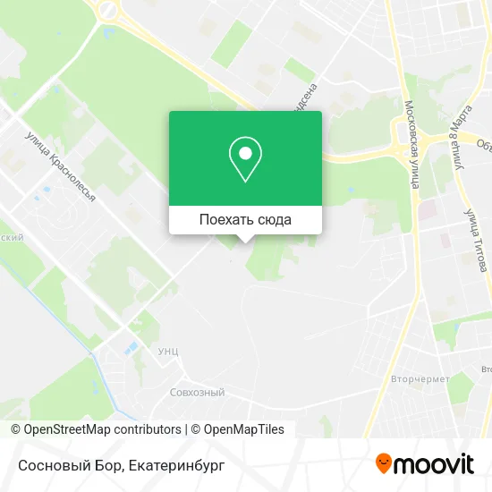 Карта Сосновый Бор