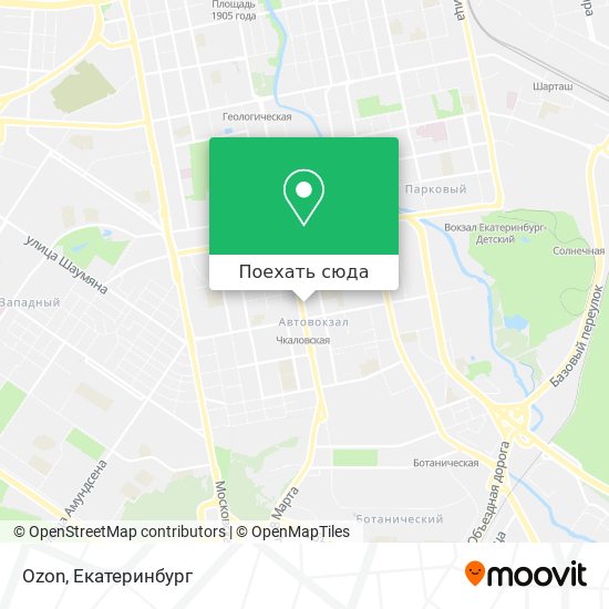 Карта Ozon