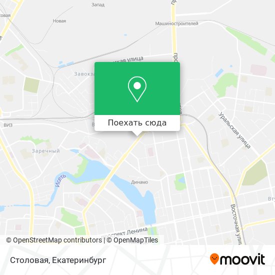 Карта Столовая
