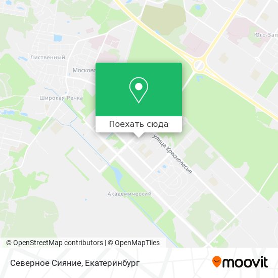 Карта Северное Сияние