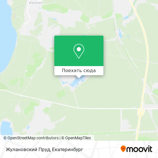 Карта Жулановский Пруд