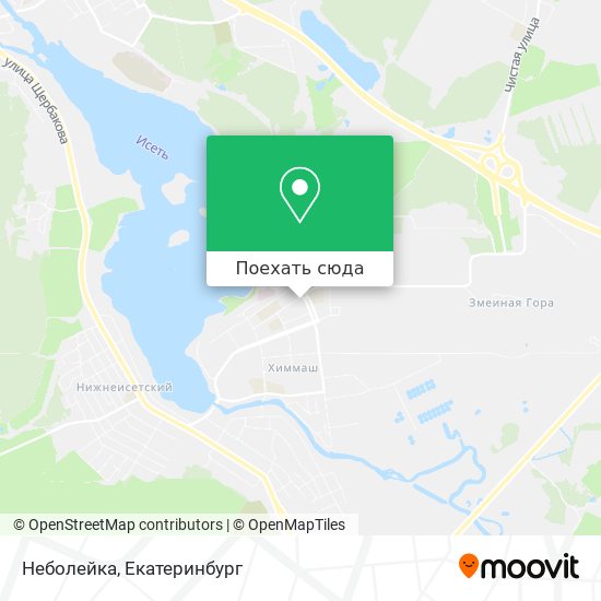 Как доехать до Неболейка в Екатеринбурге на автобусе