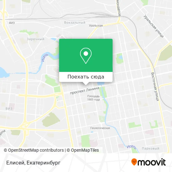 Карта Елисей