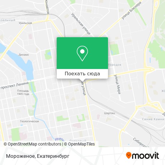 Карта Мороженое