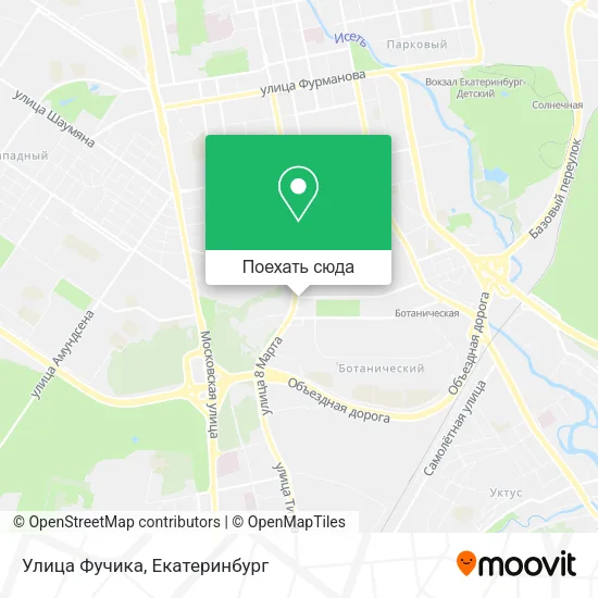 Карта Улица Фучика