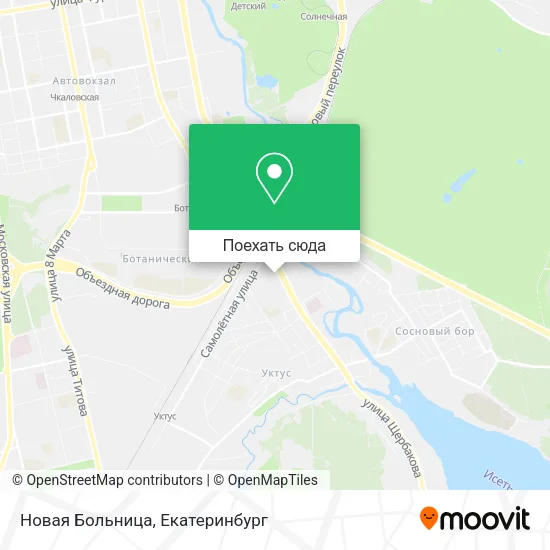 Карта Новая Больница