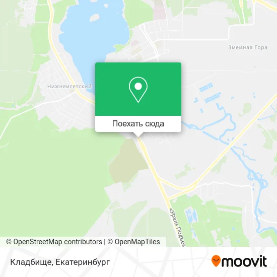 Карта Кладбище