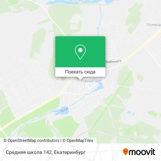 Карта Средняя школа 142