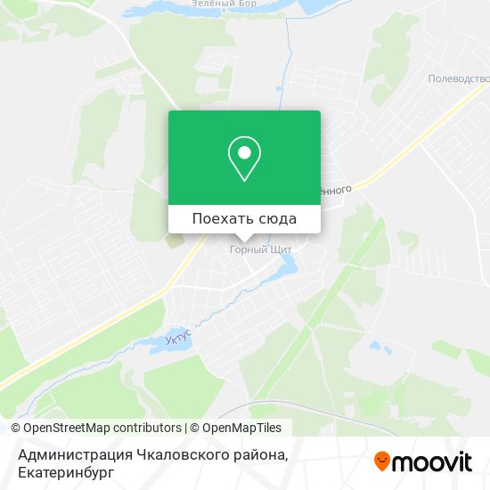 Карта Администрация Чкаловского района