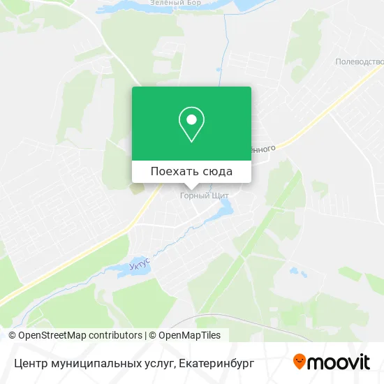 Карта Центр муниципальных услуг