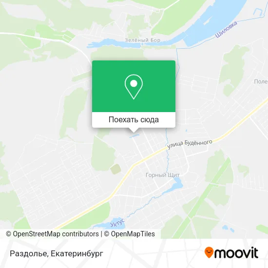 Карта Раздолье