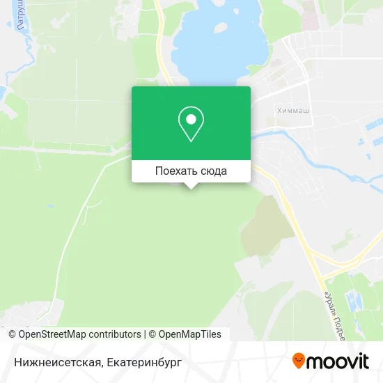 Карта Нижнеисетская