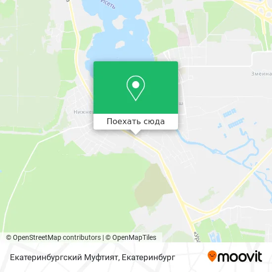 Карта Екатеринбургский Муфтият