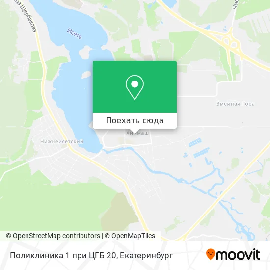 Карта Поликлиника 1 при ЦГБ 20