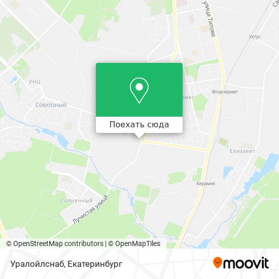 Карта Уралойлснаб