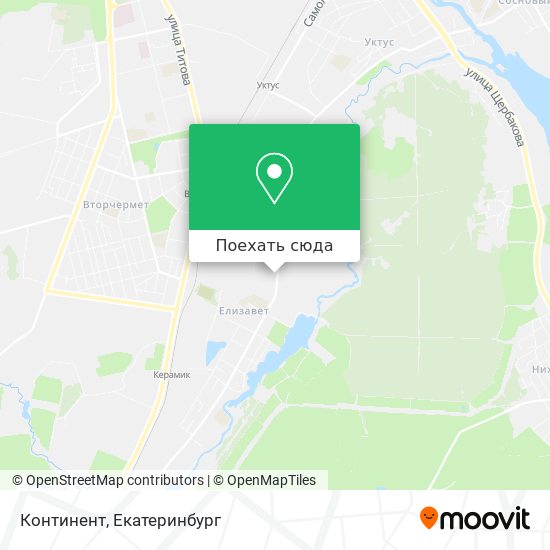 Карта Континент