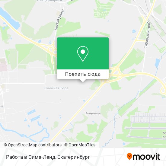 Карта Работа в Сима-Ленд