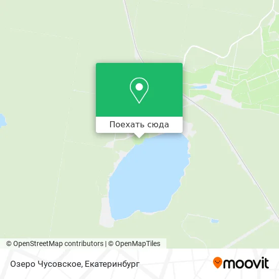 Карта Озеро Чусовское