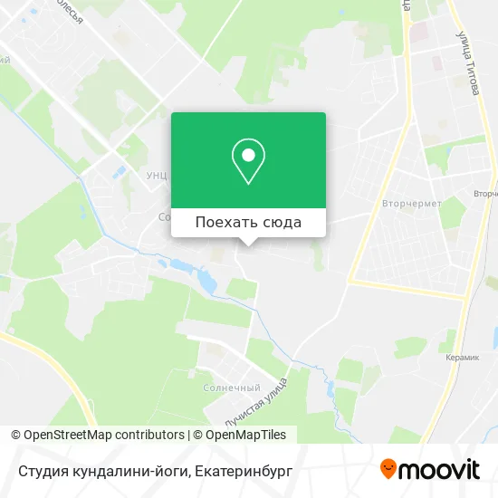 Карта Студия кундалини-йоги