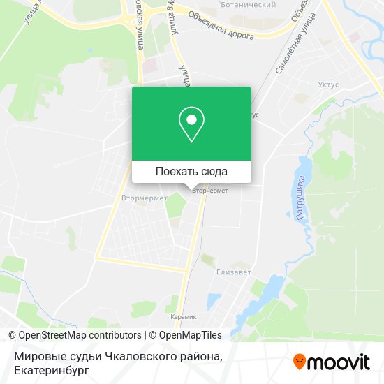 Карта Мировые судьи Чкаловского района