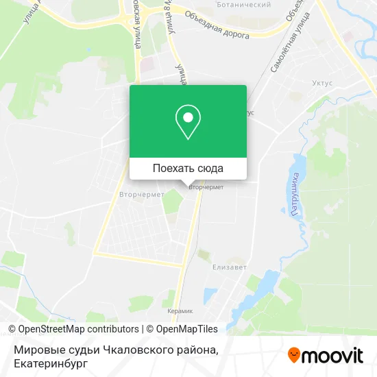 Карта Мировые судьи Чкаловского района