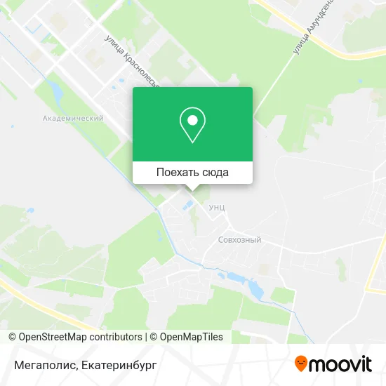 Карта Мегаполис