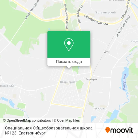 Карта Специальная Общеобразовательная школа №123