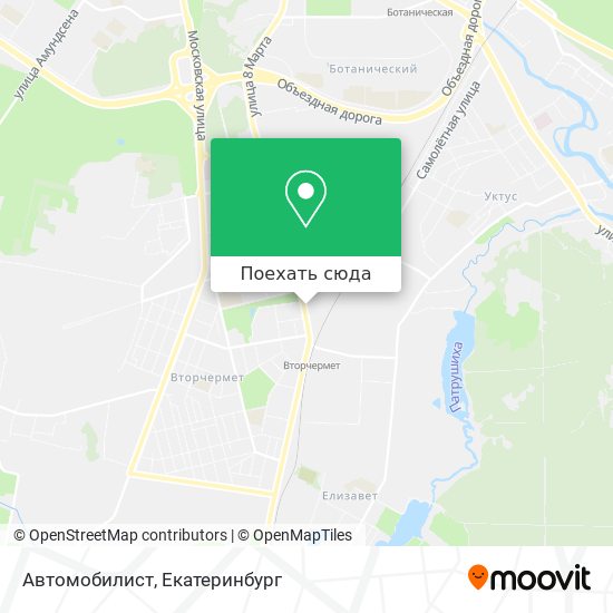 Карта Автомобилист