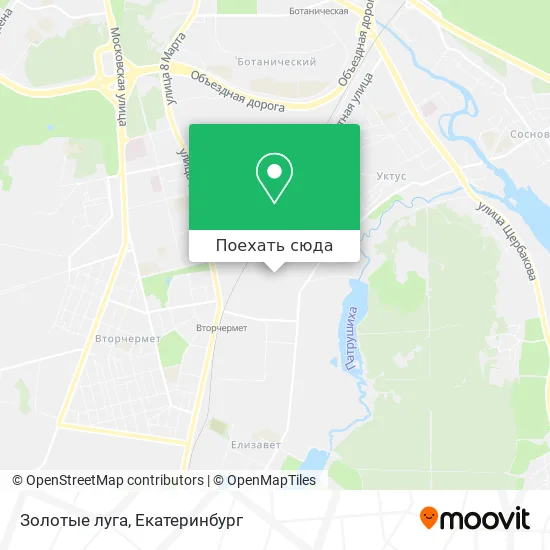 Карта Золотые луга