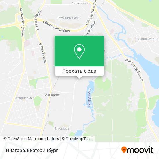 Карта Ниагара